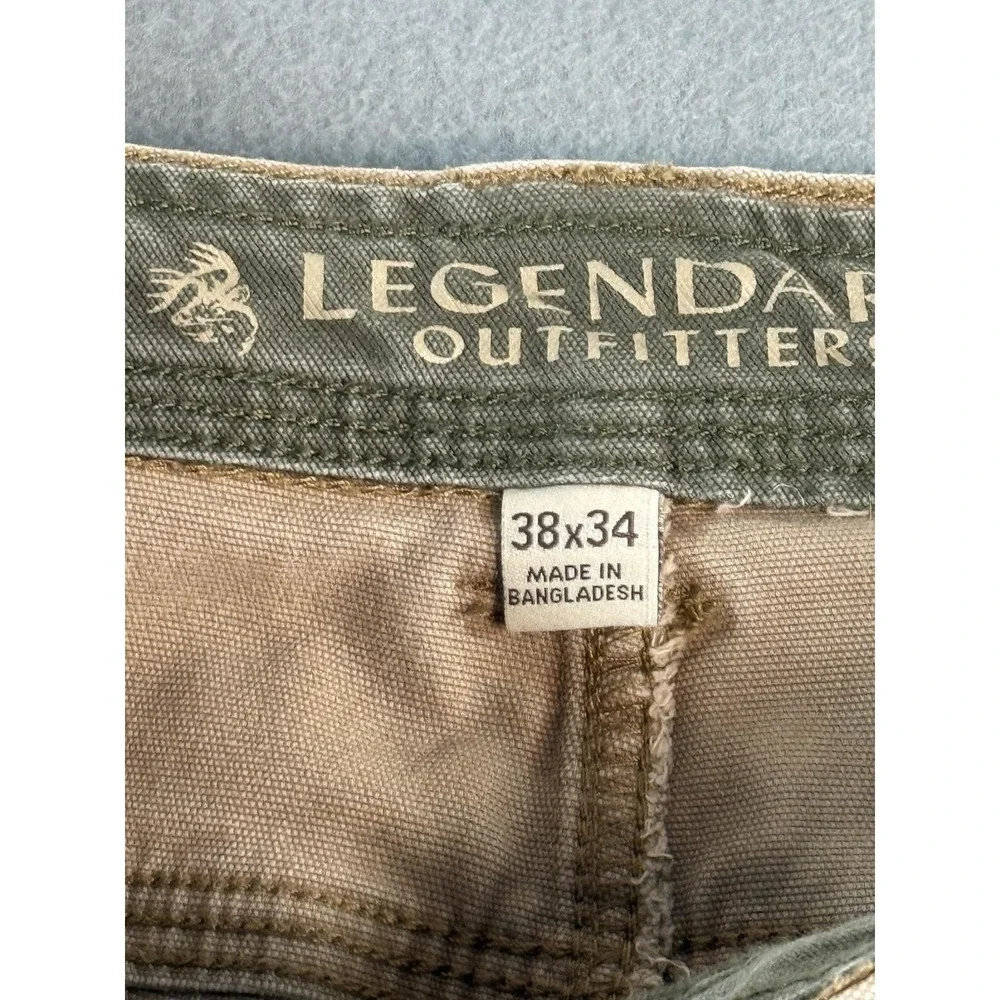 Legendary Outfitters Pants Mens 38x34 Beige Relaxed Fit Carpenter Workwear